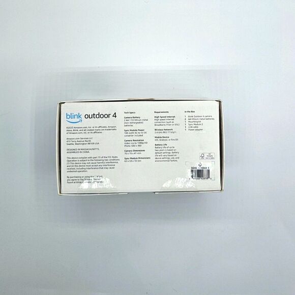New Blink Outdoor 4 Smart Security Camera 1 Camera system with Sync Module - Picture 2 of 6
